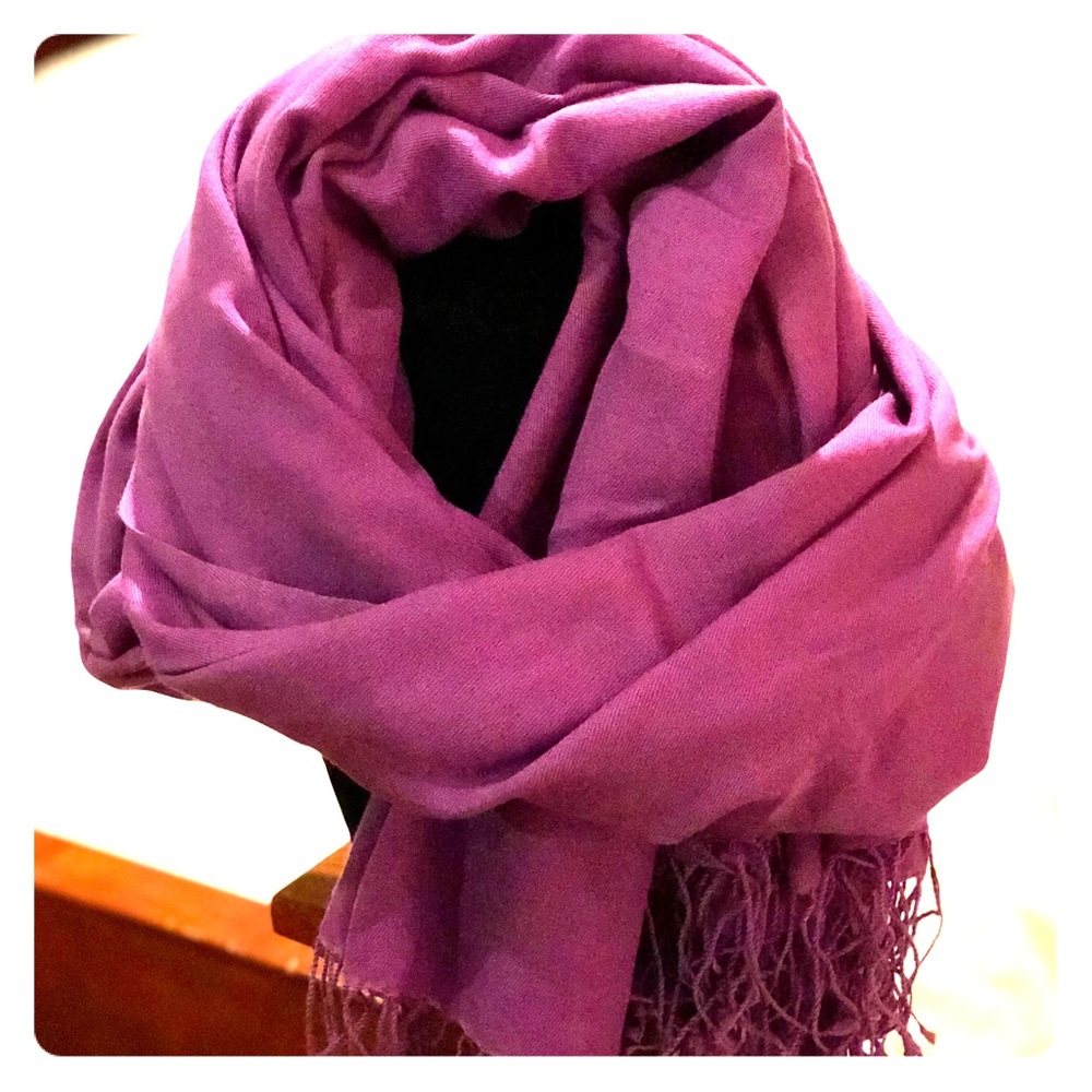 Purple oversized scarf/shawl